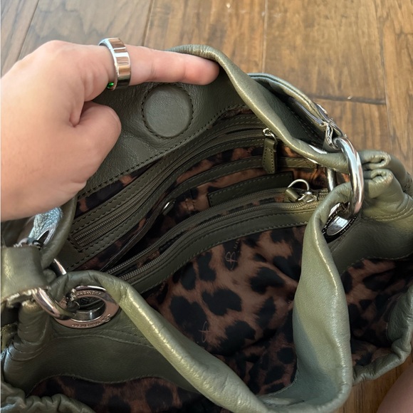 Vintage B. Makowsky Leather Toggle Purse - Picture 4 of 8